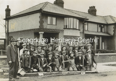 331 - Nook Glade Grimsargh - A group of workmen - 1931