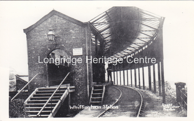 339B - Whittingham Branch - Engine & passenger train - 1950