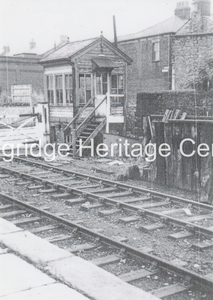 346B - Railway - Longridge Signal Box - 1910