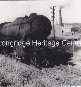 349C - Railway - 8F Loco Nr Head of Shunt Victoria Mill - 1966
