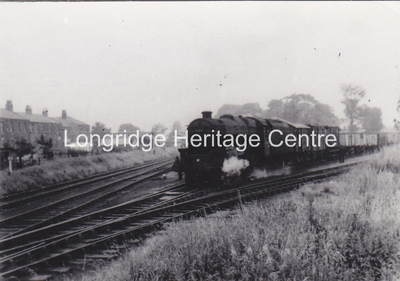 350B - Railway - Goods train returning to Preston - 1966