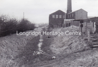 352D - Railway - Looking up line to Victoria Mill - 1966