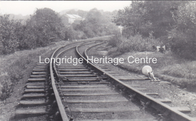 353C - Railway - Looking up the line towards Lords Delph - 1932