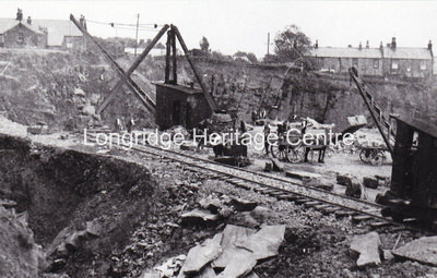 368A - Quarries - Chapel Hill quarry looking East - 1920