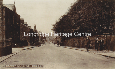371B - Berry Lane - Looking downhill from the Limes - Unknown