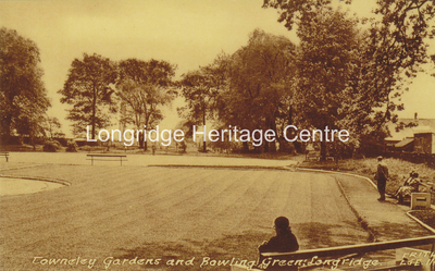 372A - Towneley Gardens - Whittles Mill chimney in the background - Unknown