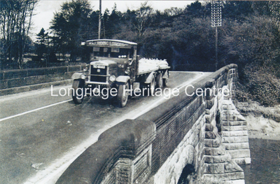 380A - Ridings Lorry and Trailer - Taken on the A59 near Tarleton - 1936