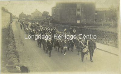 380B - High Street ( Higher Road) - Procession going towards Tootle Height - 1930