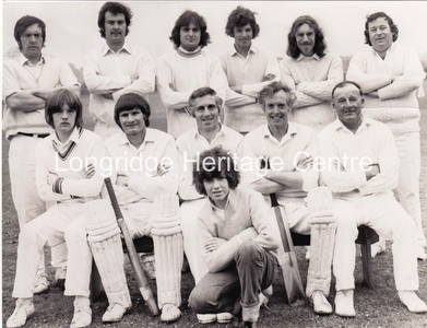 407B - Longridge Second XI cricket team - Winners of Bancroft Shield  - 1975