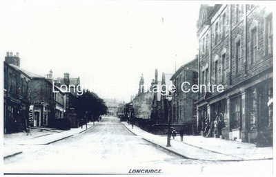 413B - Berry Lane - A view looking uphill from near the Co-op - 1916