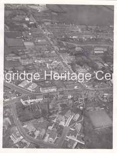 419 - Aerial View - Market Place and Berry Lane looking North West - 1969