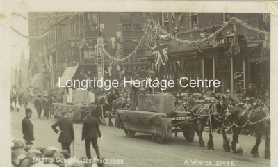420C - Preston Guild Trades Procession - Thomas Crofts Quarry Floats - 1922