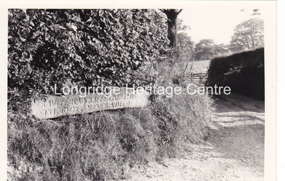 421C - The Written Stone - View of in Longridge - 1972