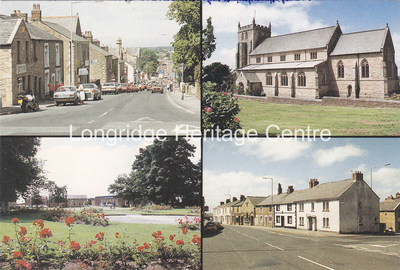 425B - Multi View postcard of Longridge - Views of Longridge - 1990