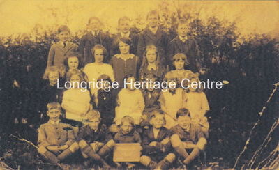 435B - Bleasdale School - A group of pupils - 1925