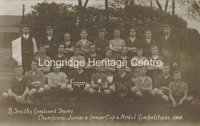 438A - R Smiths Mill Football - Combined Junior & Senior Medal Cup Champions - 1909