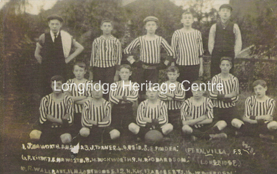 438B - Fern Villa Football Club - Football Club Longridge - 1909