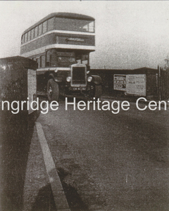450A - Grimsargh Bridge - Showing Ribble Leyland Titan bus - 1939