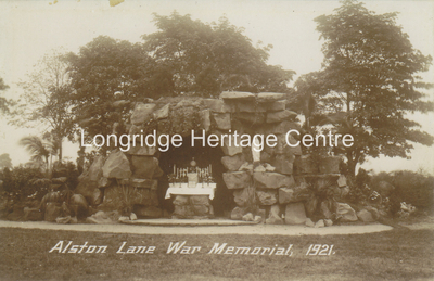467A - Alston Lane - War Memorial - 1921