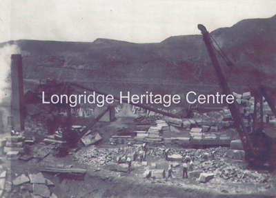 472A - Quarry - Crofts Quarry, Tootle Height in background - 1920