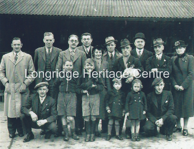 483B - Fur and Feather Association - A group of members and families - 1945