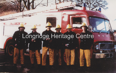 486C - Longridge Fire Brigade - Showing Tony Gee, Steve Dewhurst, John Buxton, Lawrence Pye, Dave Green, Roy Eccles - 1967