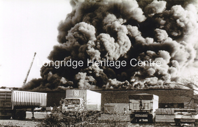 487B - Longridge Fire Brigade - Fire At Arnitz Belting in Shay Lane - 1984