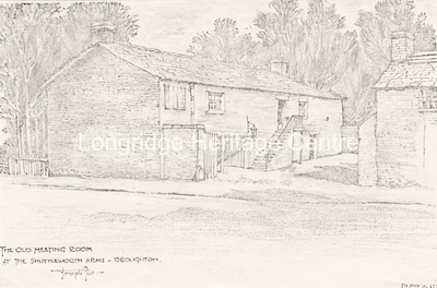 494A - Broughton - The Old Meeting Room, Shuttleworth Arms sketch - 1922