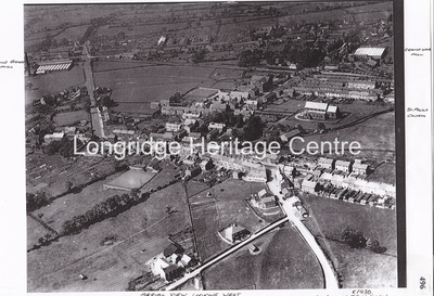 496 - Aerial View - View of Longridge looking west - 1930
