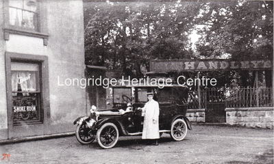 506B - Towneley Arms - With Hadleys taxi outside - Unknown