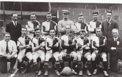 511B - St Lawrence Football team - At Deepdale football ground - 1926