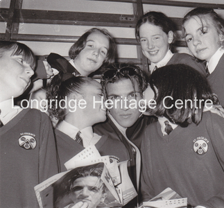 513A - St Cecilia's High School - Visit by Peter Andre - 1995