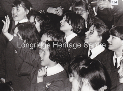 514A - St Cecilia's High School - Visit by Peter Andre - 1995