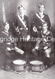 527 - Church Lads Brigade - Group of four musicians - Unknown