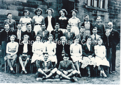 531B - Berry Lane - CofE school - Named group including Mr Lund - 1952