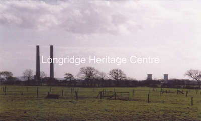535B - Courtaulds  Red Scar factory - View of chimneys - Unknown