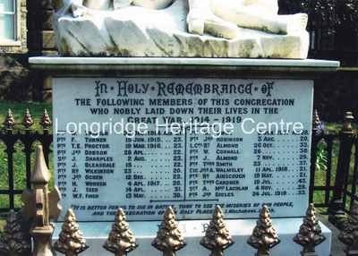 542A - St Wilfrids Church - War Memorial - 2008