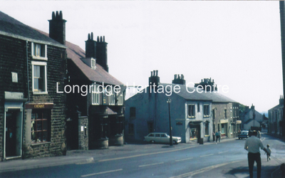 555A - Market Place - Crook's Chemist, Dog Inn, BCH - 1971