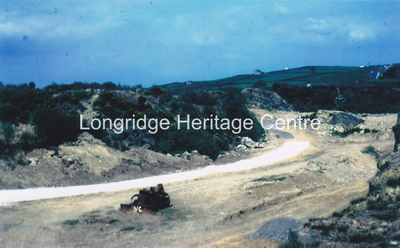 558A - Spencers Quarry - Work to convert to Go-Kart track - 1970