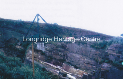 559C - Crofts Quarry - Last seam being worked for Blackburn Cathedral tower - 1969