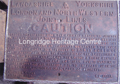 587B - Railway Relics - Beware of Trains & Boundary Post - Unknown