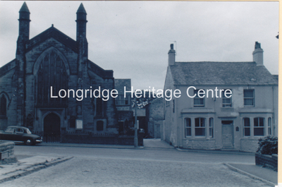608C - Berry Lane - Congregational Church & Durham Ox Hotel - 1970