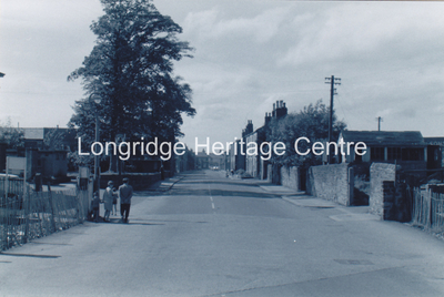 610B - Berry Lane - Looking down from the old railway crossing - 1970