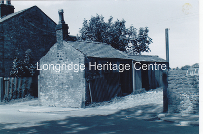 623A - Berry Lane - Former Co-op coal office in railway goods yard - 1970