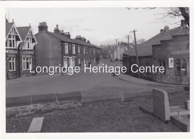 644A - Chapel Hill - Towards Fell Brow from in churchyard - 1970