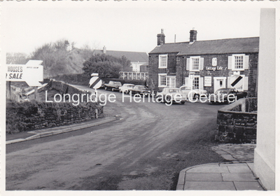 671A - Higher Road - Looking up towards Cottage Cafe - 1970