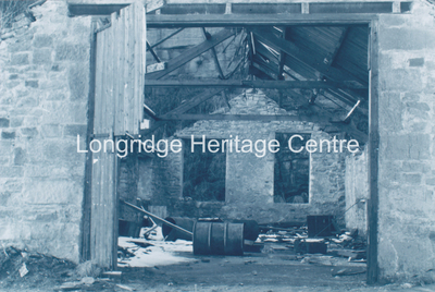 692C - Quarries - Derelict buildings in Green Bank Quarry - 1970