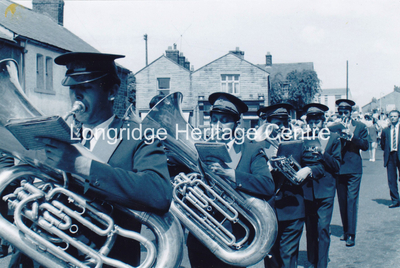 6993A - CP 67 Field Day Parade - Band on Market Place - 1970