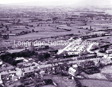 701 - Aerial View - King St, Dog Inn and towards St Paul's - Unknown