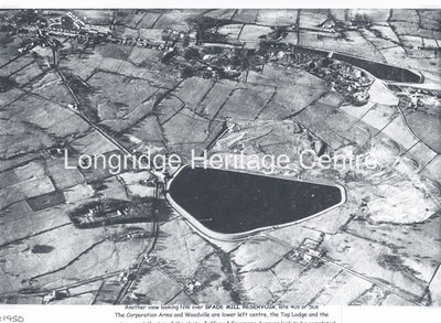 715 - Aerial View - Spade Mill Reservoir - 1950